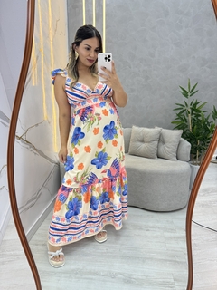 vestido feminino longo Laila