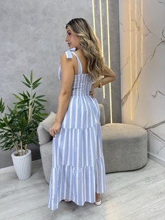 Vestido longo Juliana tricoline - Look by maisa