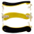 Espaleira Violino Viva La Musica Flex Yellow 3/4 e 4/4