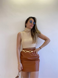 SAIA MEDSON MARROM - COURO