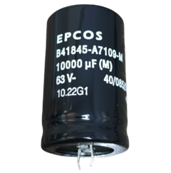 Capacitor eletrolítico radial 10.000uf 63v snap-in