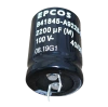 Capacitor eletrolítico radial 2.200uf 100v snap-in