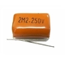 Capacitor poliéster 2,2uf 250v (2m2 / 225) - comprar online
