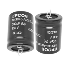 Capacitor eletrolítico radial 330uf 400v snap-in - comprar online