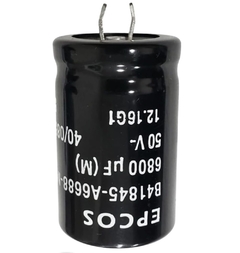 Capacitor eletrolítico radial 6.800uf 50v snap-in - comprar online