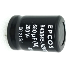 Capacitor eletrolítico radial 680uf 200v snap-in - comprar online