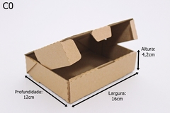 50 Caixas de papelão 16 x 12 x 4 cm Embalagem Padrão Correios 0 C - comprar online