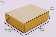 25 Caixas de papelão 16 x 12 x 4 cm Embalagem Padrão Correios 0 C na internet