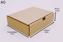 25 Caixas de papelão 16 x 12 x 4 cm Embalagem Padrão Correios 0 na internet