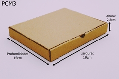 25 Caixas de papelão 19 x 15 x 2,5 cm Embalagem Padrão Correios * Pac mini / Mini envios na internet