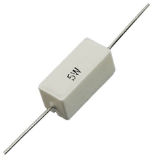 RESISTOR 0,47R (0R47) * 5W * PORCELANA