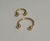 Ferradura Aço Cirúrgico PVD Gold 24K