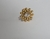 Labret Aço Cirúrgico PVD Gold 24K Sol Zircônia - comprar online