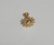 Labret Aço Cirúrgico PVD Gold 24K Sol Zircônia