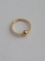 Captive PVD Gold 24K com Zircônias
