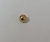 Pacote 10 Bolinhas em Aço Cirúrgico PVD Gold