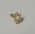 Micro Reto Aço Cirúrgico PVD Gold 24K Roda de Zircônias