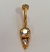Banana Bell Titânio Gold 24K Ornamental II
