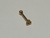 Micro Reto PVD Gold 24K Trinity Aço Cirúrgico