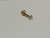 Ponto de Luz Labret PVD Gold Aço Cirúrgico Zircônia 2,5mm