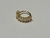 Argola Folheada Brilho Dourado 8mm