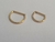 Segmento "D" Aço Cirúrgico PVD Gold 24K