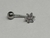 Íntimo Titânio Esfera e Flor de Zircônias - Piercing Express