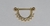 Mamilo Folheado Dourado 9 Zircônias