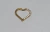 Coração Titânio Gold 24K Com Zircônias na internet