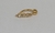 Banana Bell Umbigo Triste 3 Zircônias PVD Gold 24K Aço Cirúrgico - comprar online