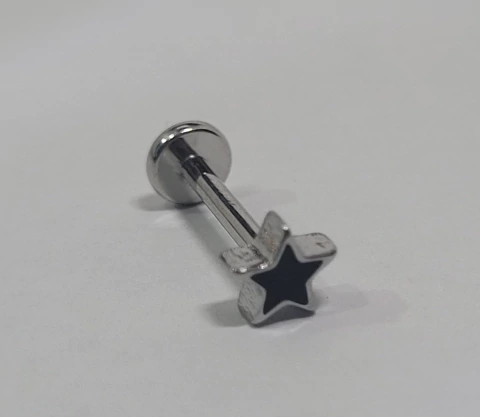 Labret Aço Cirúrgico Painted Star I
