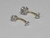 Banana Bell Titânio Gold 24K Coração Zircônia