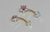 Banana Bell Aço Cirúrgico PVD Gold 24K Estrela Furta-Cor