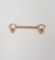 Mamilo Aço Cirúrgico PVD Gold 24K