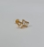 Cluster Aço Cirúrgico PVD Gold 24K 5 folhas de Zircônia