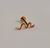 Labret Titânio Gold 24K Serpente