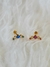 Cluster Titânio Gold 24K Zircônias e Opalas