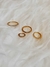 Segmento Aço PVD Gold Zircônias