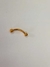 Micro Curvo Titânio Gold 24K