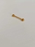 Barbell Língua Titânio Gold 24K