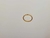 Argola Titânio Gold 24K
