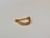 Conch Titânio Gold 24K Tripla Fileira de Zircônias