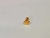Labret Titânio Gold 24K Patinha