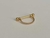 Conch Titânio Gold 24K 1 Fileira Zircônias Cravejadas