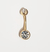 Banana Bell Aço Cirúrgico PVD Gold 24K