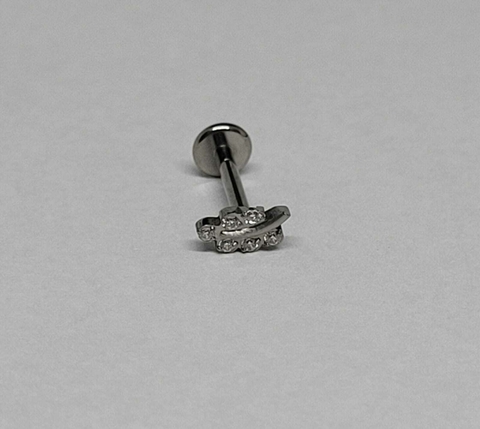 Labret Titânio Little Leaf