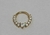 Segmento Aço Cirúrgico PVD Gold 24K Central Heart