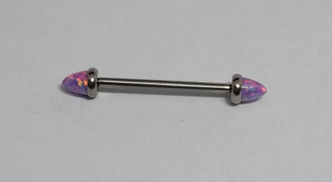 Mamilo Titânio Tip Opalas Rosas