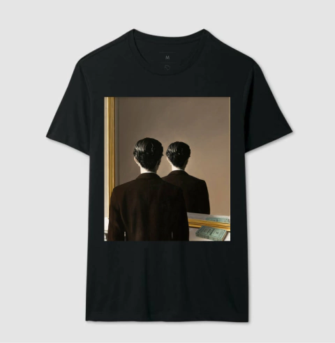 Camiseta Tradicional Rene-Magritte - loja online