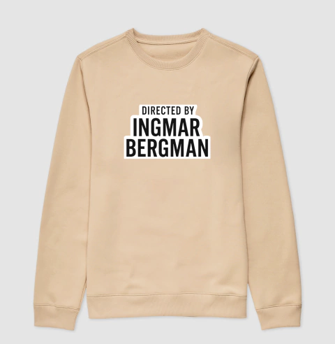 Moletom Suéter Slim Directed By Ingmar Bergman - loja online
